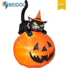 Inflatable Halloween Décorations Skeleton Inflatable Halloween Black Cat